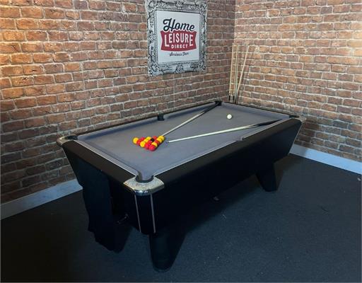 Supreme Winner Pool Table: Black - 7ft: Warehouse Clearance