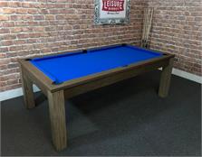 Signature Chester Silver Mist Wood Pool Dining Table 7ft: Warehouse Clearance