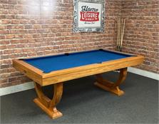 Signature Huntsman Solid Oak Pool Dining Table - 7ft: Warehouse Clearance
