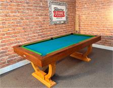 Signature Huntsman Oak and Walnut Pool Dining Table - 7ft: Warehouse Clearance