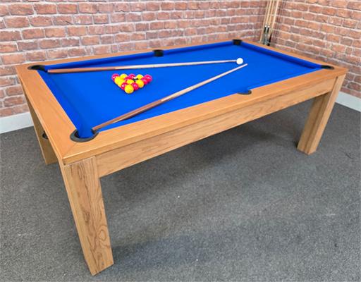 Signature Chester Solid Wood Oak Pool Dining Table: Warehouse Clearance