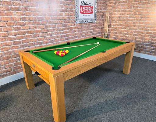 Signature Chester Solid Wood Oak Pool Dining Table: Warehouse Clearance