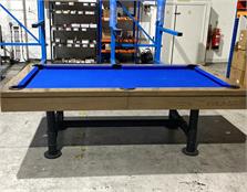 Signature Marshall Silver Mist Pool Dining Table: Warehouse Clearance