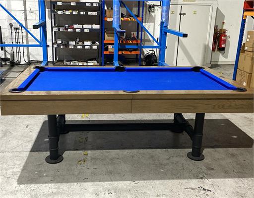 Signature Marshall Silver Mist Pool Dining Table: Warehouse Clearance