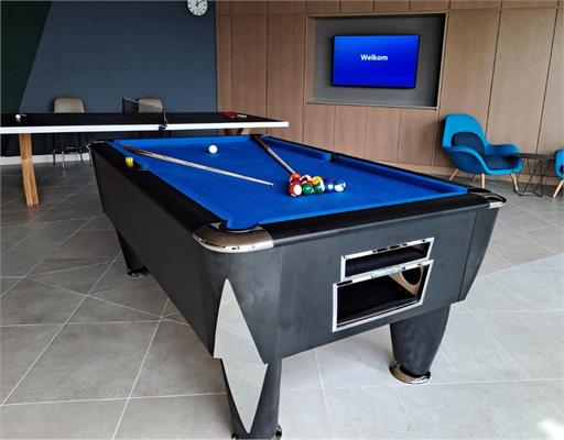Sam Atlantic Champion BAPTO (Black Titanium) Pool Table - 6ft 7ft