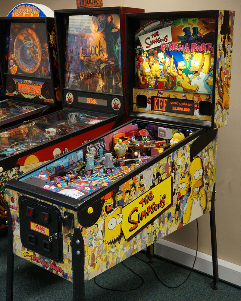 The Simpsons Pinball Party Pinball Machine - In Showroom