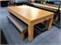 Signature Vantage Contactless Pool Dining Table - 3/4 View with Top and Benches