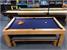 Signature Vantage Contactless Pool Dining Table - Side View with Bench