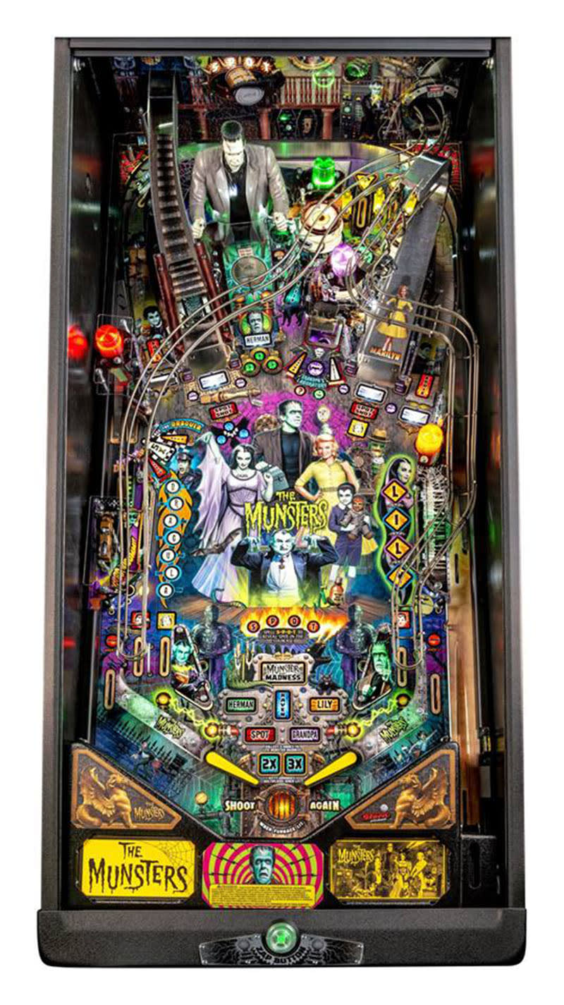 The Munsters Pro Pinball Machine - Playfield Plan