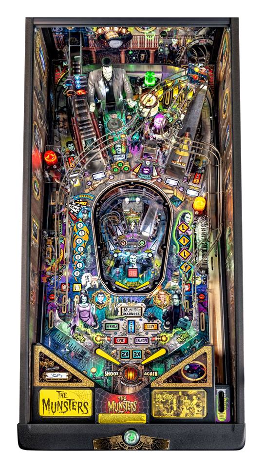 The Munsters LE Pinball Machine - Playfield Plan