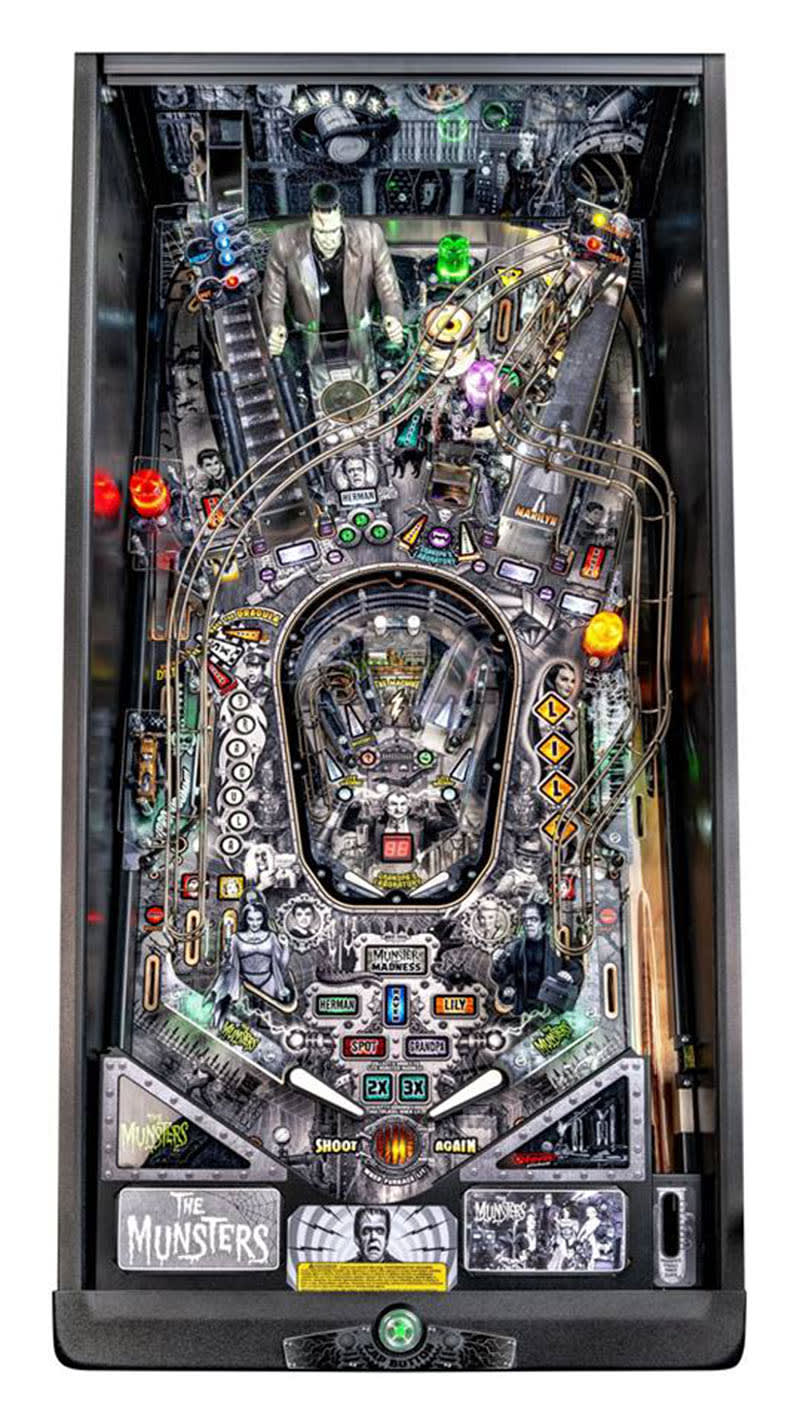 The Munsters Premium Pinball Machine - Playfield Plan