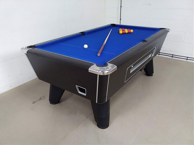 Supreme Winner Pool Table Black 7ft Warehouse Clearance Free