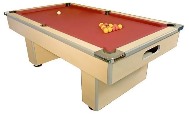 Slimline Pool Table - Beech