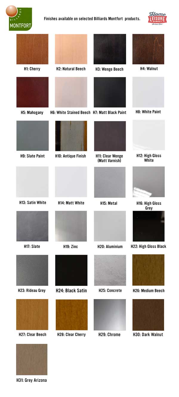 Billiards Montfort Finish Samples Card H - 600px