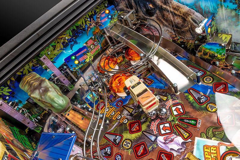 Jurassic Park Pinball Machine LE - Upper Playfield