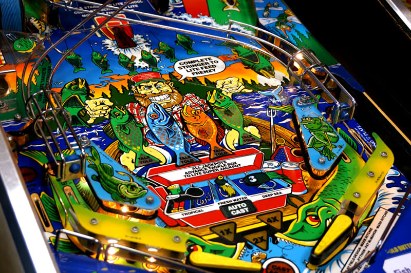 Fish Tales Pinball Machine - Flippers