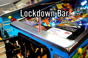 Pinball Machine Lockdown Bar