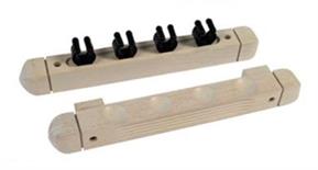 Buffalo 4 Cue Rack - White