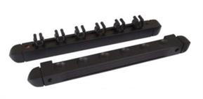 Buffalo 6 Cue Rack - Black