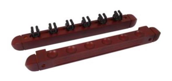 Buffalo 6 Cue Rack - Dark Maple