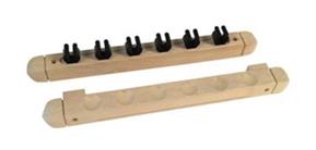 Buffalo 6 Cue Rack - White