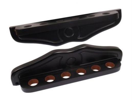 Buffalo Deluxe 6 Cue Rack - Black
