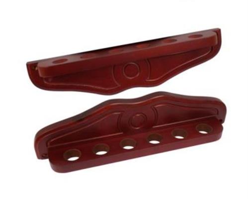 Buffalo Deluxe 6 Cue Rack - Dark Maple