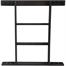 3209.008 Buffalo Accessory Wall Rack for 6 Cues Dark Brown - Empty