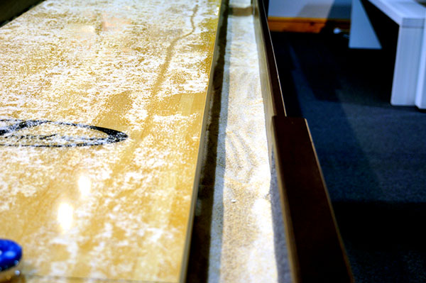 Shuffleboard Gutter