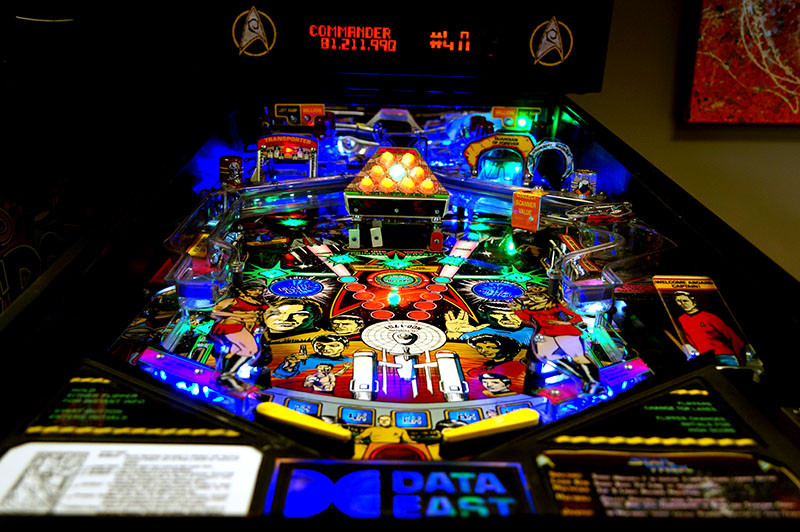 Star Trek 25th Anniversary Pinball Machine - Playfield View