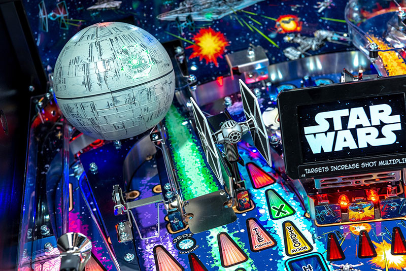 Star Wars Comic Edition Pro Pinball Machine - Death Star