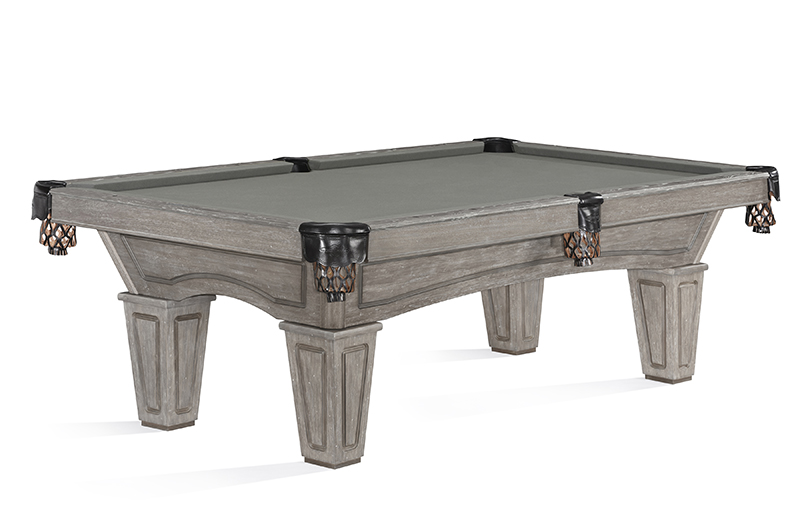 Brunswick Allenton American Pool Table with Tapered Legs - Driftwood