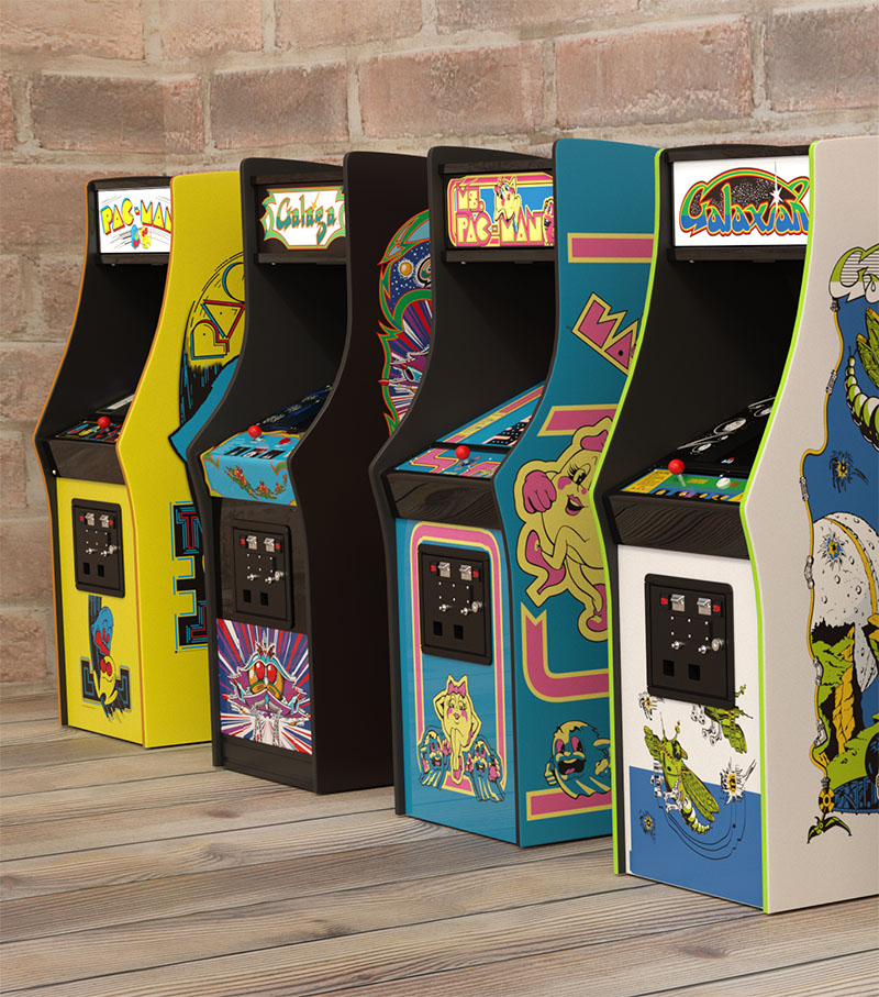 Quarter Arcade Machines in Line