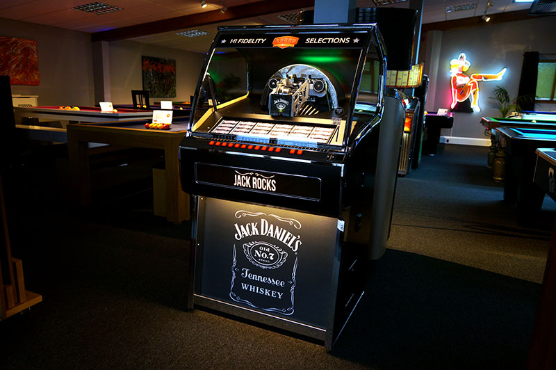 Jack Daniel's Vinyl Rocket Jukebox - In Showroom (Dark)
