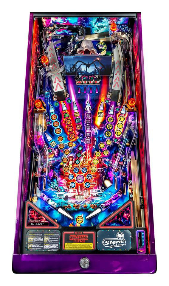 Stranger Things LE Pinball Machine - Playfield Plan