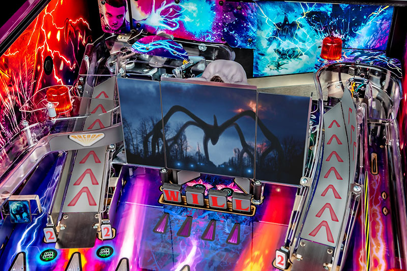 Stranger Things LE Pinball Machine - Screen