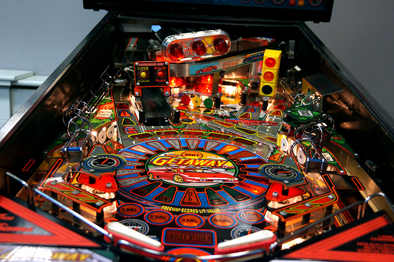 The Getaway Pinball Machine - Playfield View