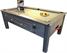 Supreme Match Pool Table in Storm Finish with Grey Cloth - Showroom Image