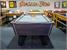 Supreme Winner Pool Table in Black Rustic Finish with Blue Cloth - Showroom Picture