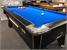 Showroom Model - Signature Tournament Pro Edition Pool Table - Black Finish - Blue Cloth - Corner View