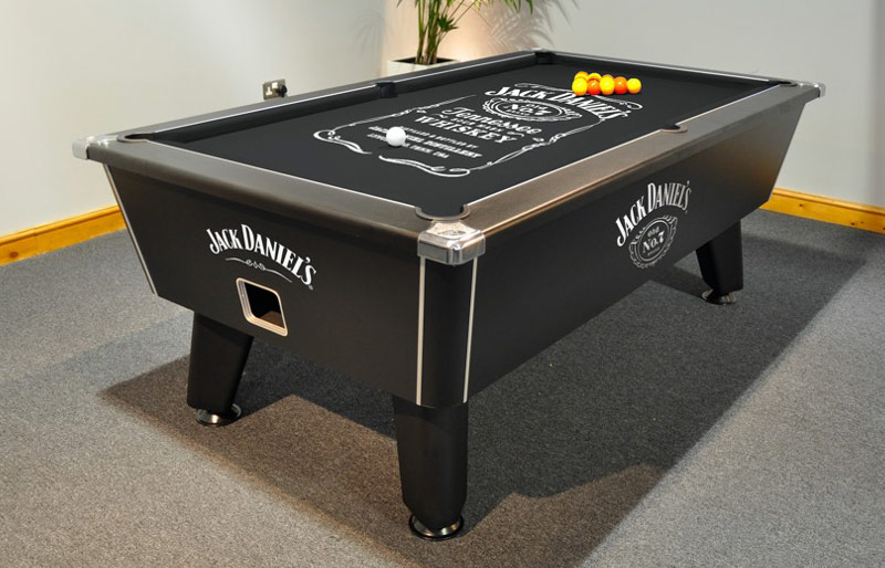 Jack Daniel's Wrapped Tournament Pool Table