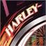 Rock-Ola Harley Davidson Flames Bubbler CD Jukebox - Wording