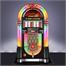 Rock-Ola Black Bubbler 45 RPM Vinyl Jukebox - Plinth