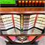 Rock-Ola Walnut Bubbler 45 RPM Vinyl Jukebox - Vertical View