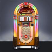 Rock-Ola Bubbler Vinyl Jukebox: Walnut
