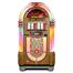 Rock-Ola Light Oak Bubbler 45 RPM Vinyl Jukebox