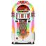 Rock-Ola White Bubbler 45 RPM Vinyl Jukebox