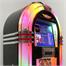 Rock-Ola Black Music Centre Digital Jukebox - Upper Section (Side View)