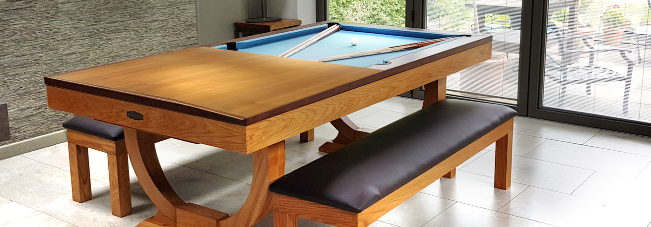 Dining Pool Table Combination Clearance, Dining Room Pool Table With Bench