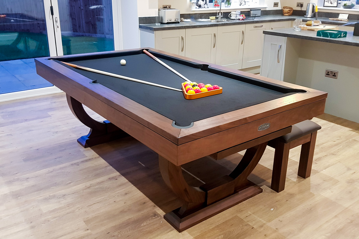 Signature Huntsman Walnut Pool Dining Table 7ft Free Delivery Installation